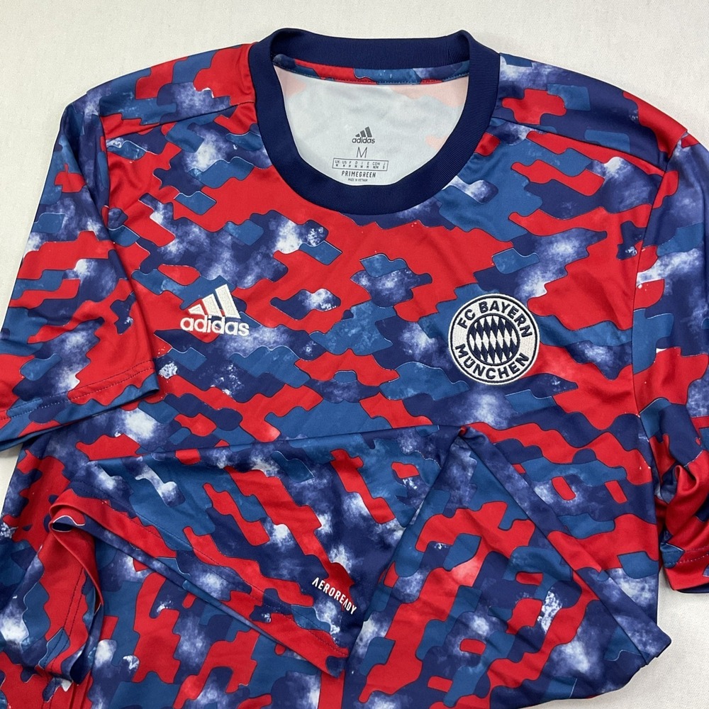 Adidas FC Bayern Munich Pre Match Jersey Mens M Soccer Shirt Aeroready GR0652